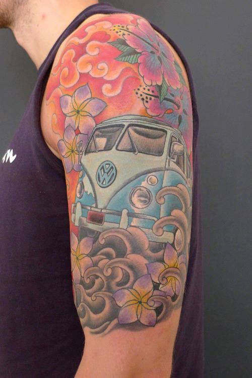 tattoo combi van