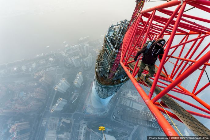 VIDÉO GOPRO : ESCALADE DE LA SHANGHAI TOWER