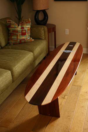 surf table basse recyclage