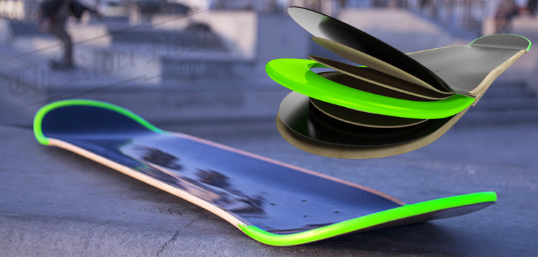 Voici Lithe, la board de skate incassable