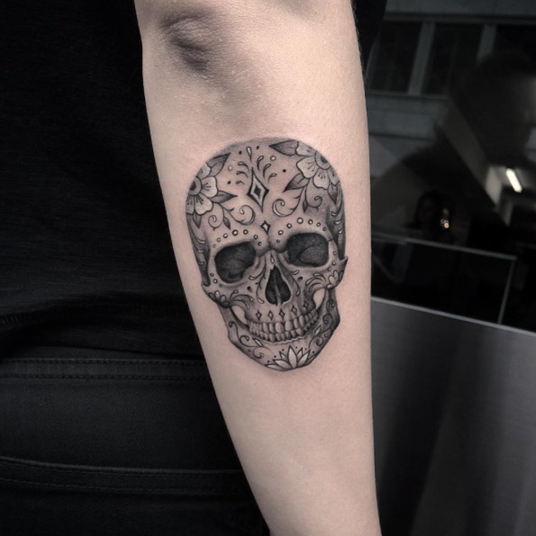 Top 60 des plus beaux tatouages avec une tête de mort