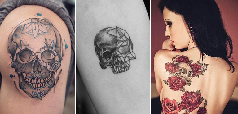 Tatouage tête de mort : signification et modèles