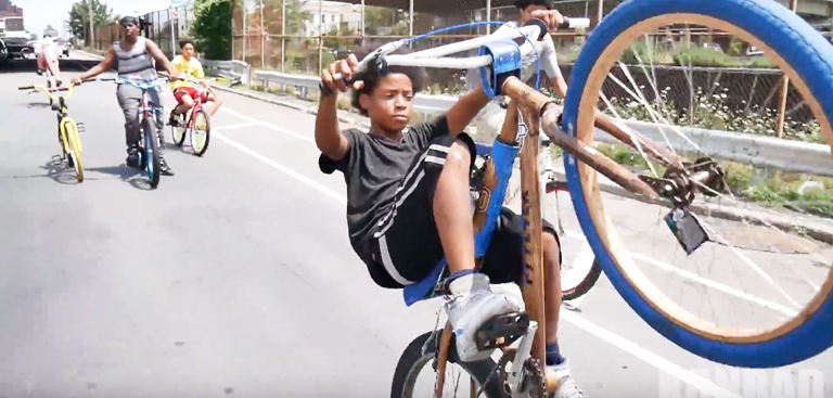 Bmx americain top wheeling