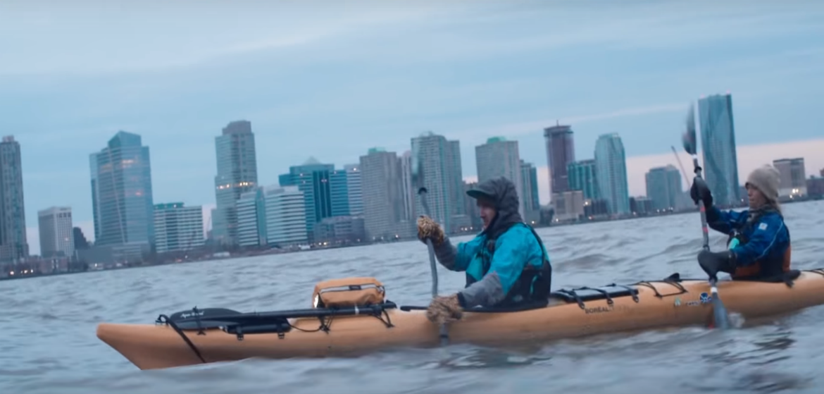 Session kayak insolite à New York autour de Manhattan
