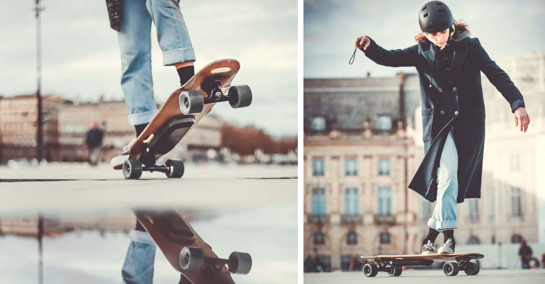 Promo The Rider Post 5 sur le nouveau longboard électrique compact