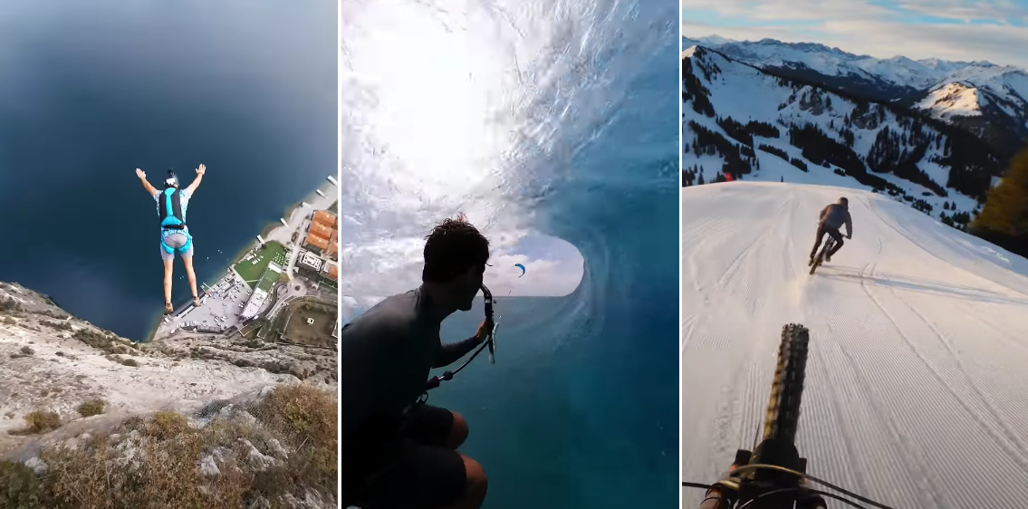 Vidéo : Les plus belles images de l'hiver filmées en GoPro