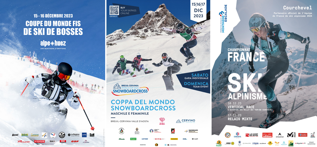 Affiche Originale Coupe Du Monde De Ski Alpin Handisport – Queyras 2008